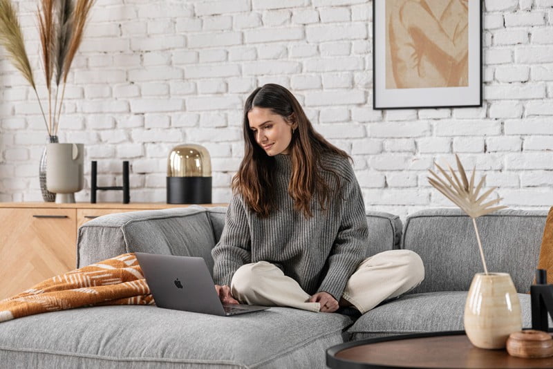 Navdih: Dnevna soba, Skandinavski stil, Boho stil