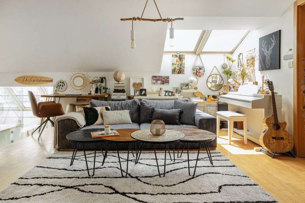 Navdih: Dnevna soba, Boho stil, Bonami na obisku