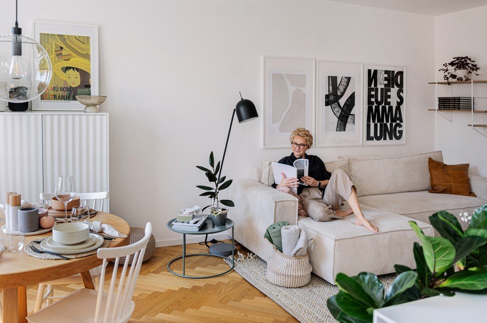 Navdih: Skandinavski stil, Dnevna soba, Bonami na obisku