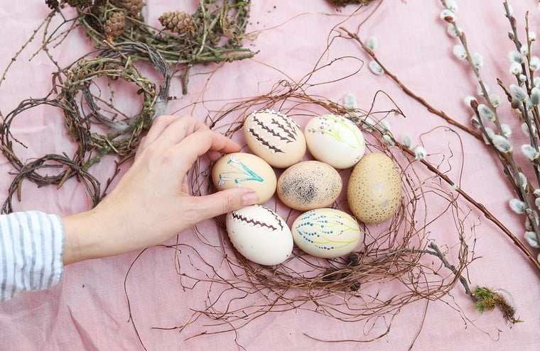 5 nasvetov, kako okrasiti velikonočna jajca