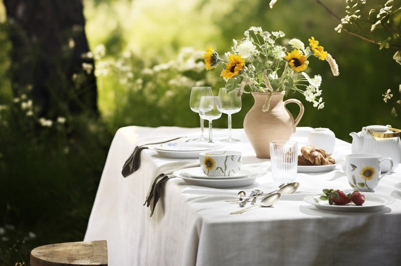 Navdih: Jedilnica, Vrt