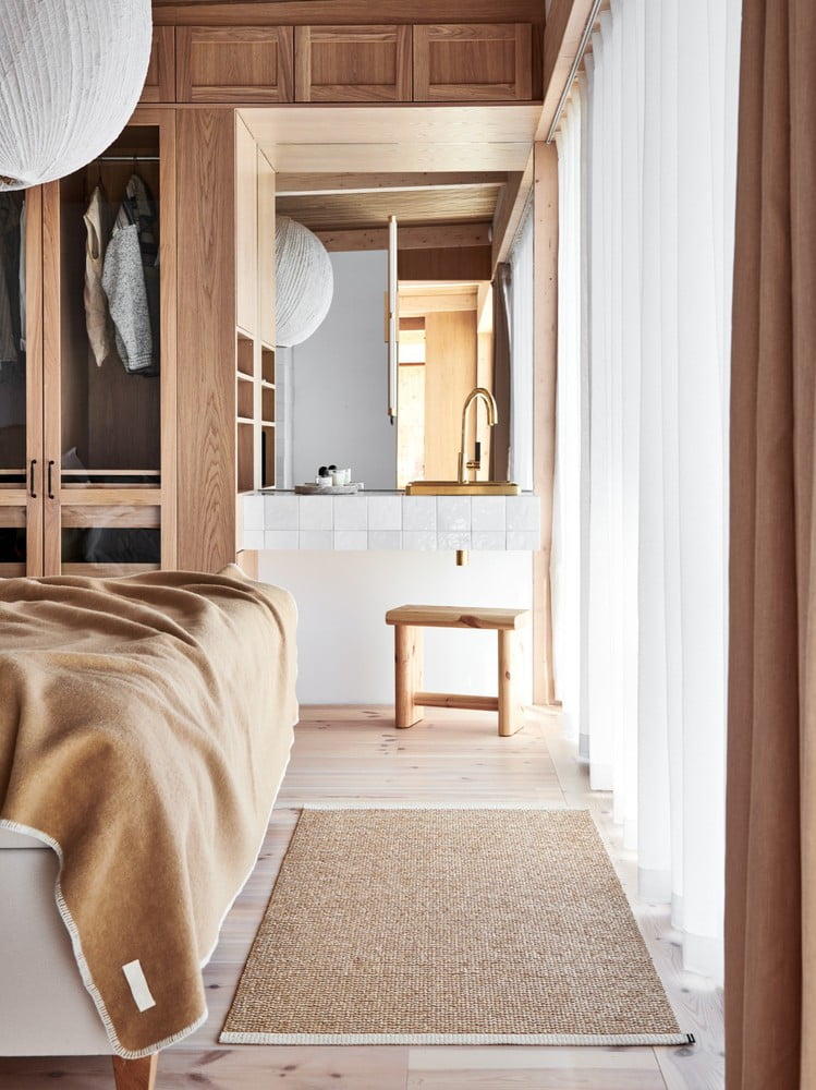 Navdih: Skandinavski stil, Spalnica, Tekstil