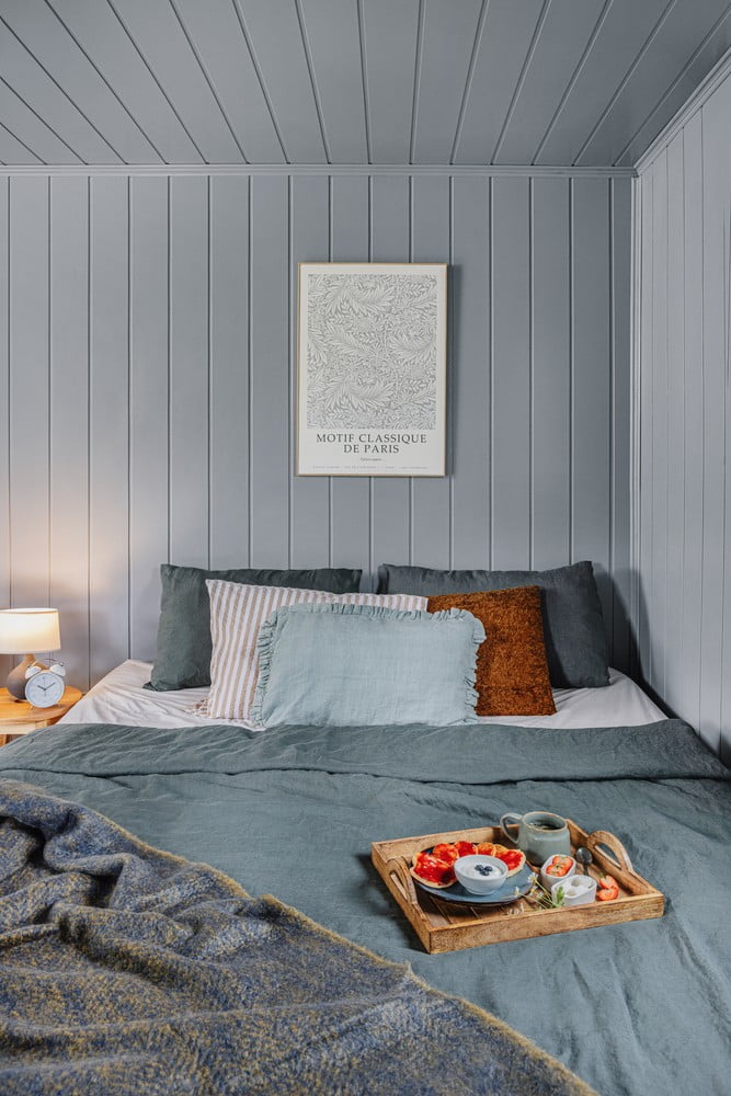 Navdih: Spalnica, Rustikalni stil, Tekstil