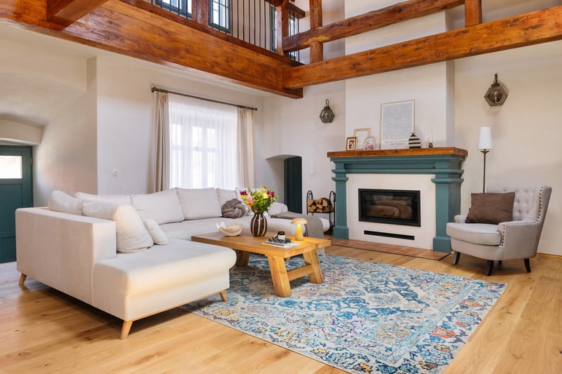 Navdih: Dnevna soba, Rustikalni stil