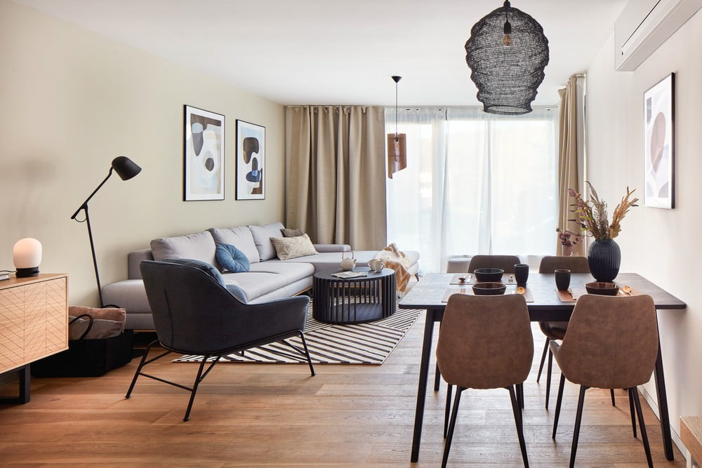 Navdih: Dnevna soba, Jedilnica, Skandinavski stil