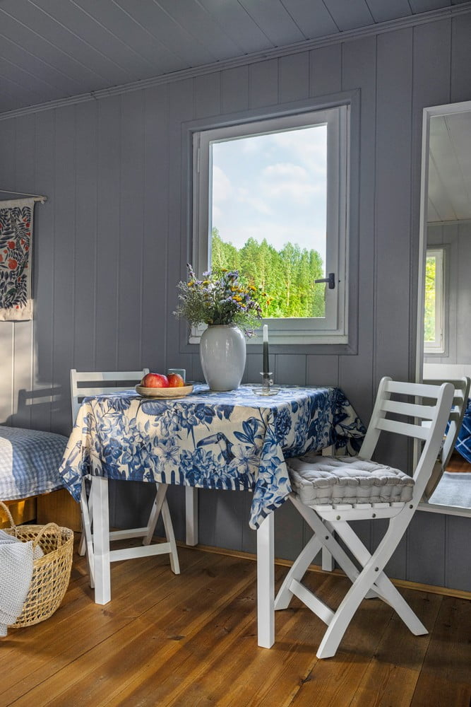 Navdih: Rustikalni stil, Jedilnica, Tekstil