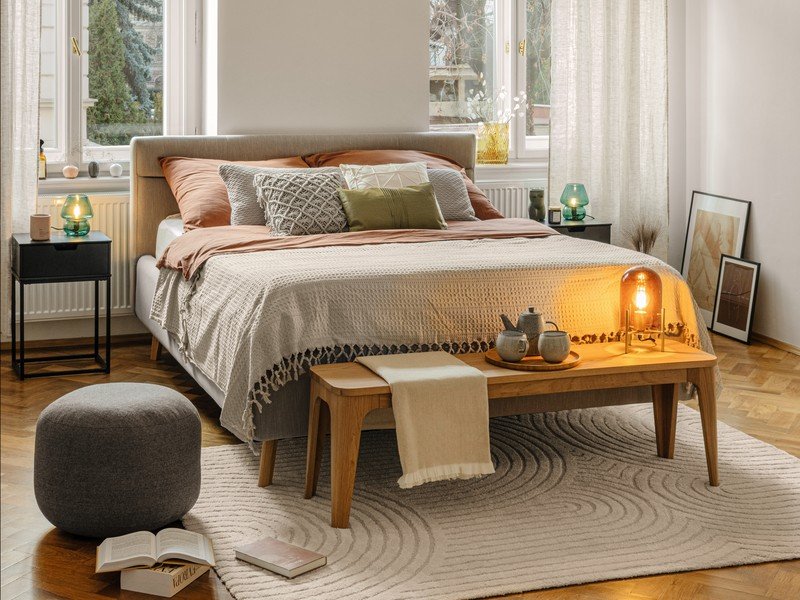 Navdih: Spalnica, Boho stil