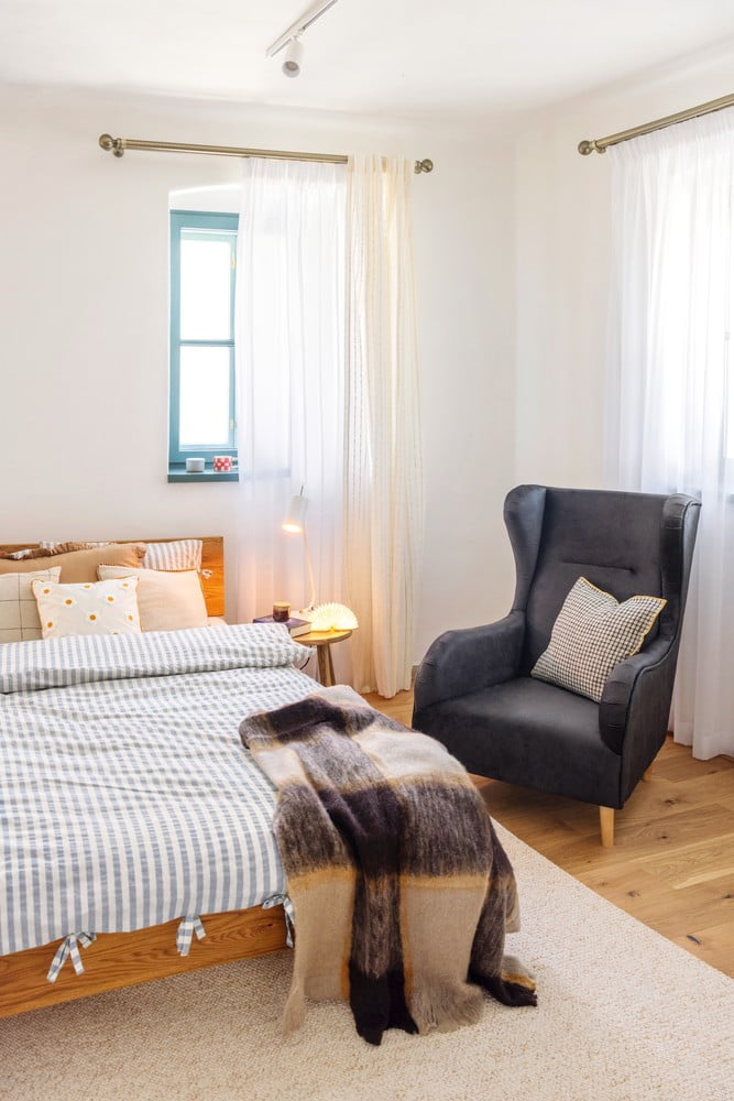 Navdih: Spalnica, Rustikalni stil