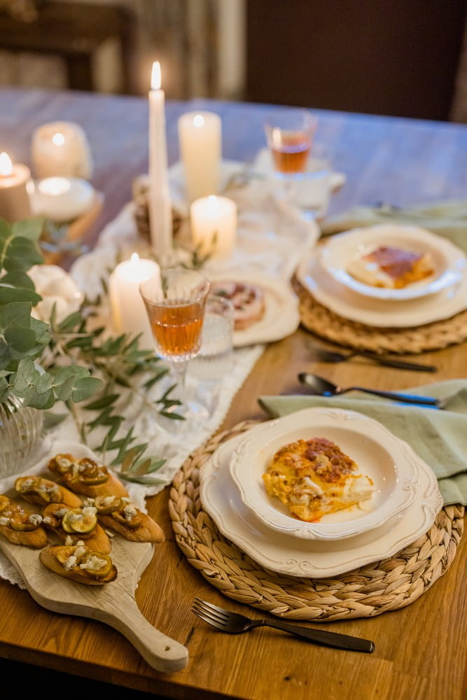 Navdih:  Božič, Jedilnica, Rustikalni stil