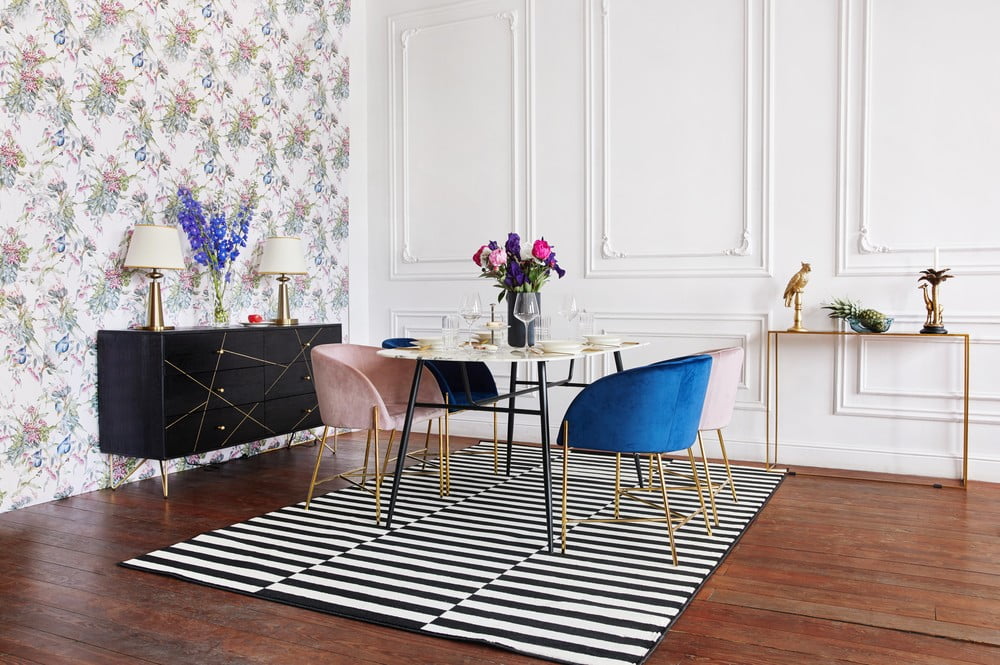 Navdih: Glamurni stil, Jedilnica