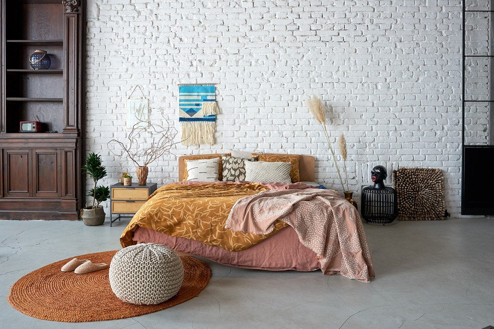 Navdih: Spalnica, Boho stil