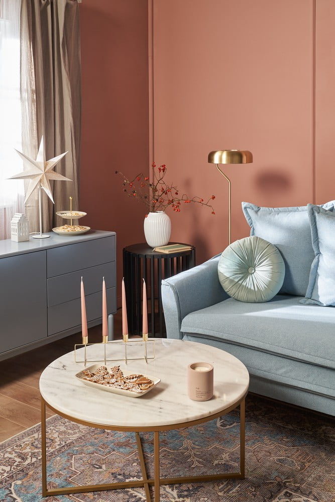 Navdih:  Božič, Skandinavski stil, Dnevna soba