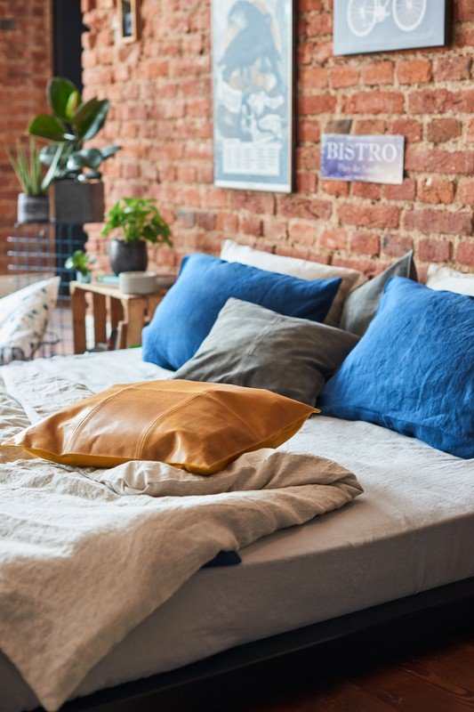 Navdih: Spalnica, Industrijski stil