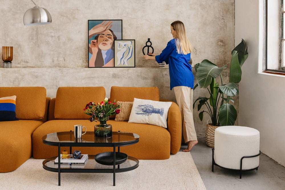 Navdih: Dnevna soba, Tekstil