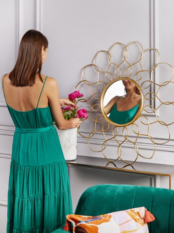 Navdih: Glamurni stil, Dekoracija, Dnevna soba