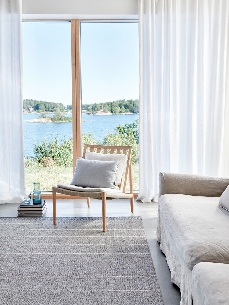 Navdih: Skandinavski stil, Tekstil, Dnevna soba