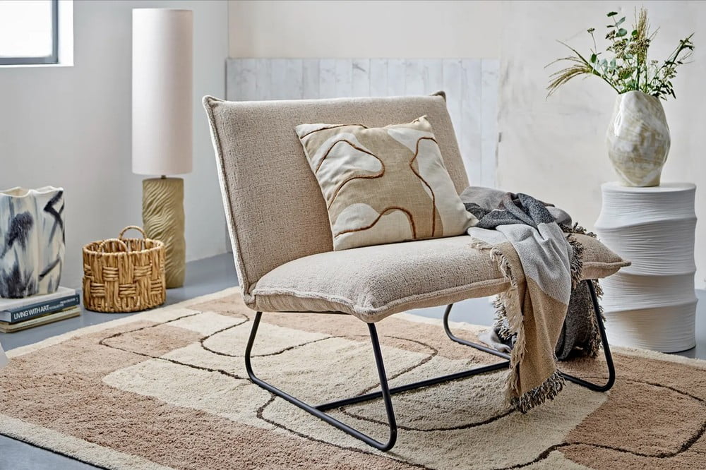 Navdih: Boho stil, Dnevna soba, Tekstil