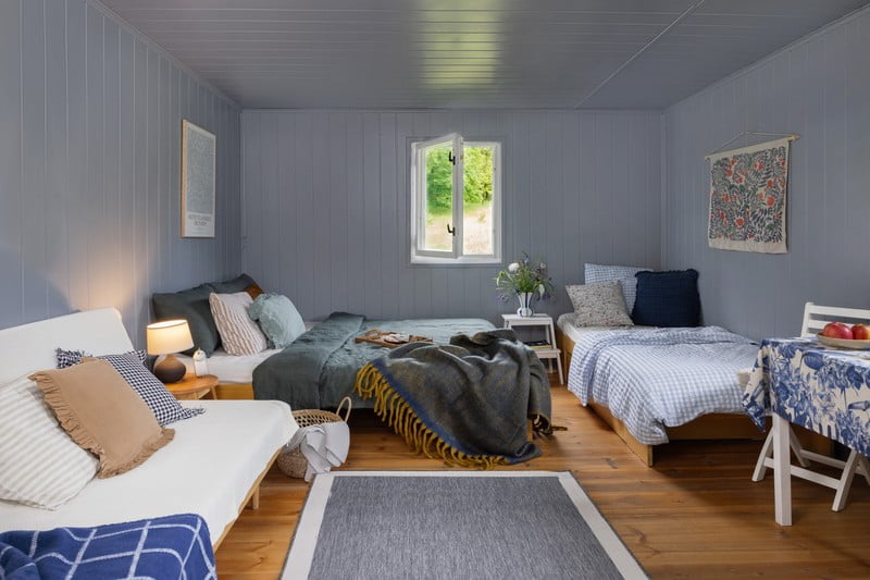 Navdih: Spalnica, Rustikalni stil, Tekstil