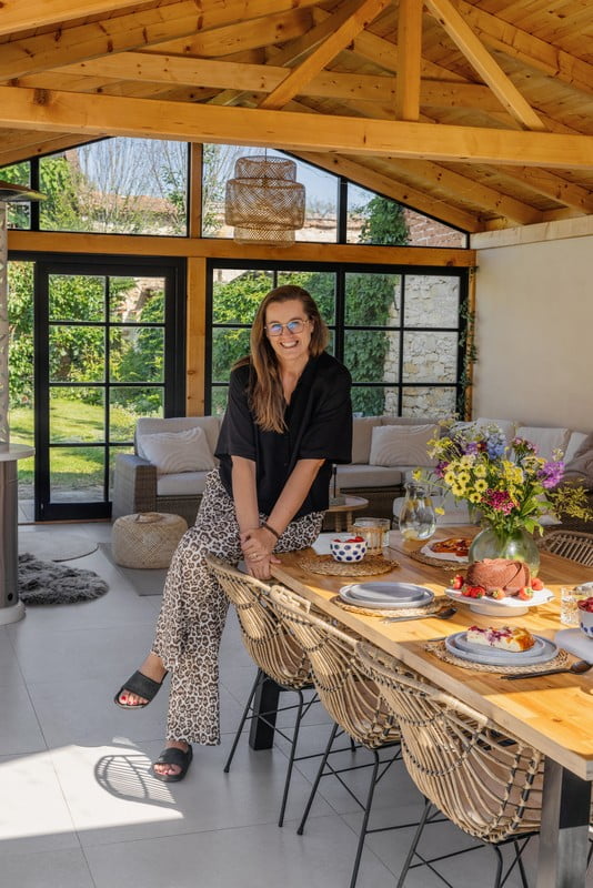 Navdih: Jedilnica, Vrt