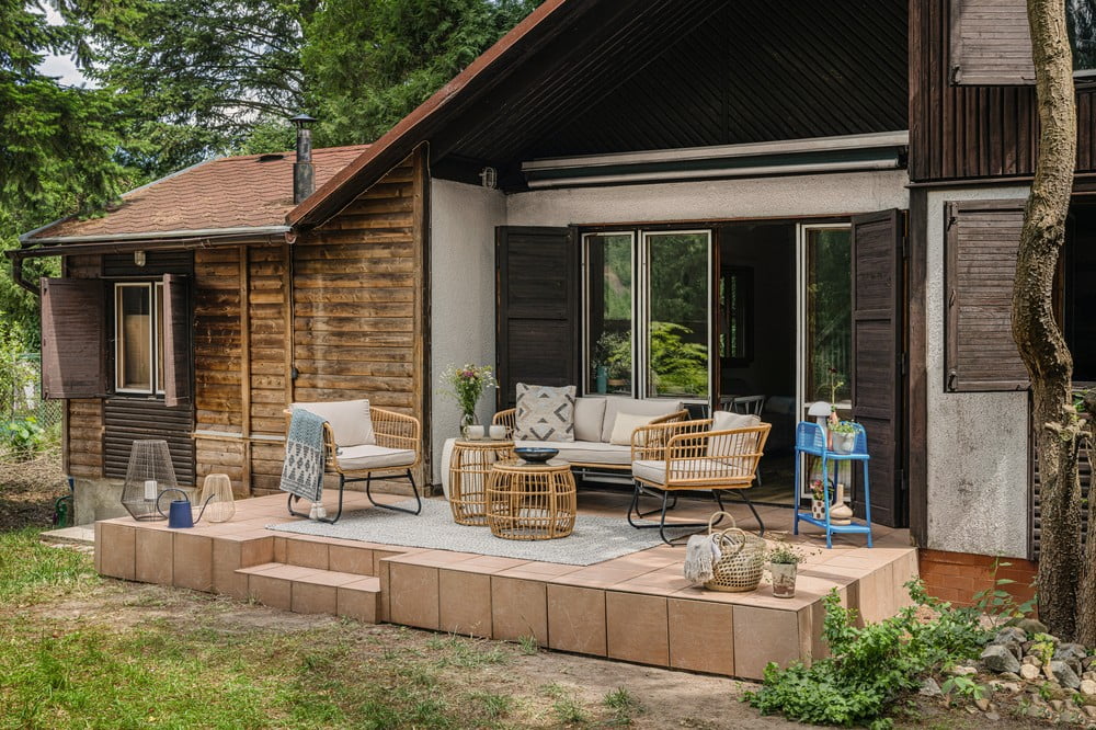 Navdih: Počitniška hiša, Balkon in terasa, Vrt