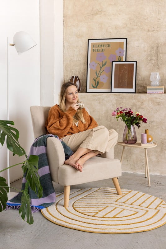 Navdih: Romantični stil, Dnevna soba, Dekoracija, Tekstil