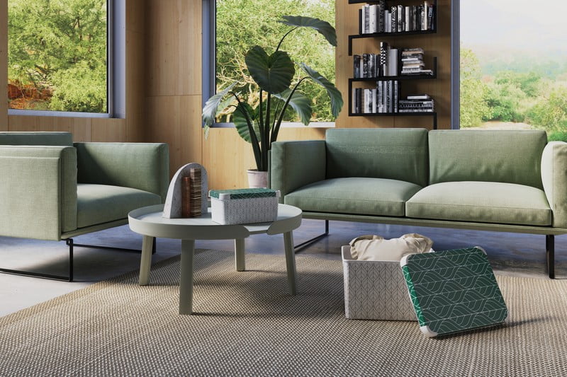 Navdih: Čiščenje in organizacija, Dnevna soba