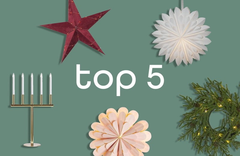 TOP 5: Božična razsvetljava doma