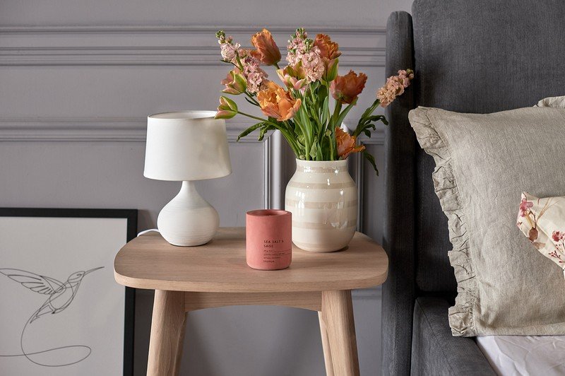 Navdih: Spalnica, Romantični stil, Pomlad