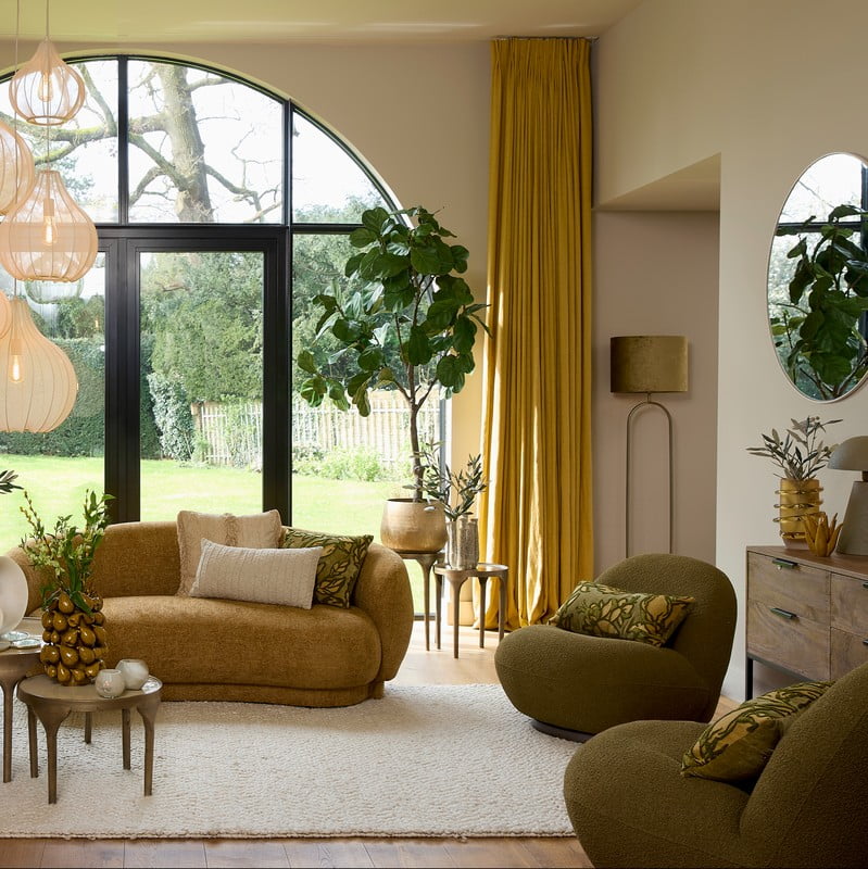 Navdih: Dnevna soba, Tekstil