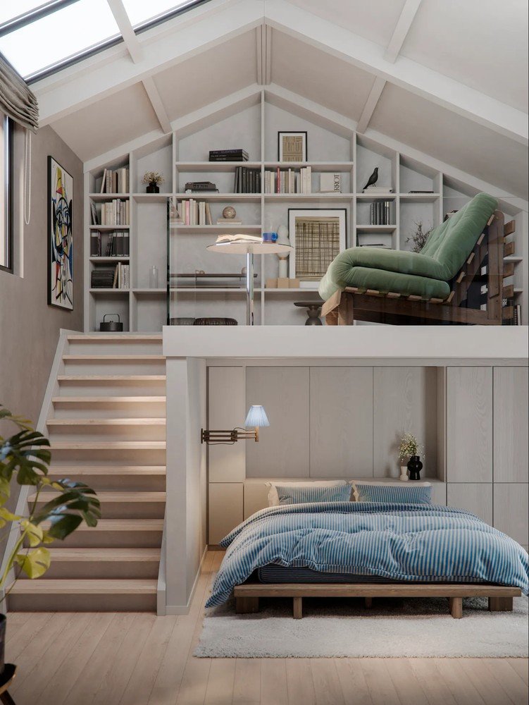 Navdih: Spalnica, Skandinavski stil