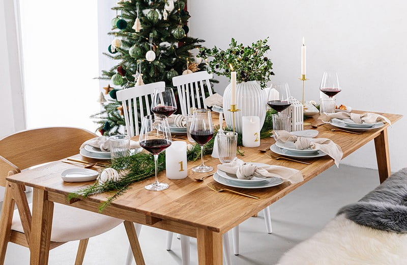 6 nasvetov za pripravo minimalistične božične mize