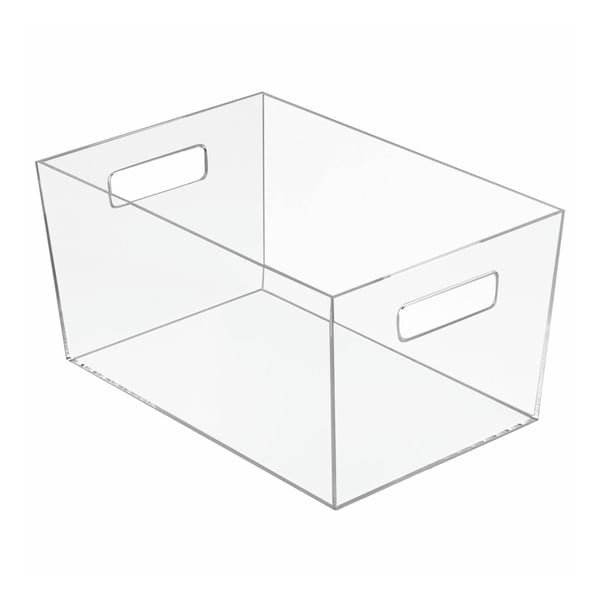 Škatla za shranjevanje iDesign Clarity, 30,6 x 20,7 cm