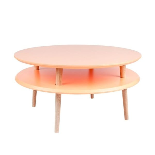 Oranžna mizica Ragaba UFO, ⌀ 70 cm