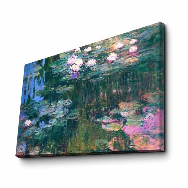 Stenska reprodukcija na platnu, Claude Monet, 45 x 70 cm