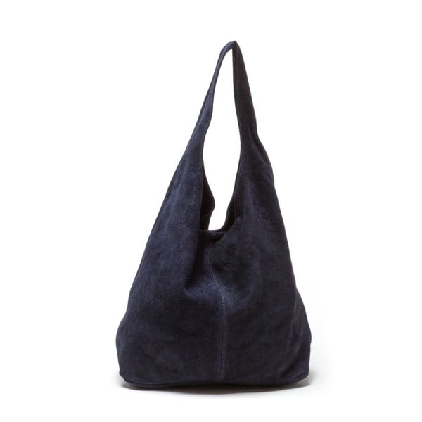Temno modra usnjena torbica Roberta M 885 Blu