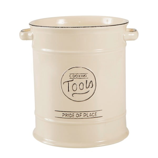 T&G Woodware Pride Of Place Cream Ceramic Kitchen Utensil Box