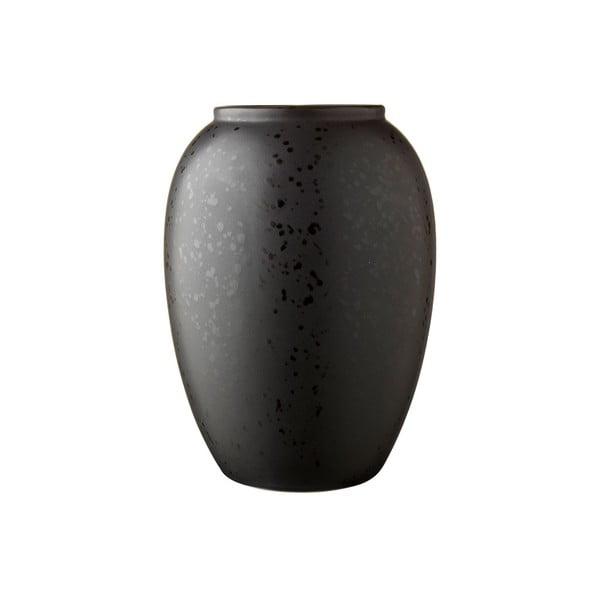 Črna keramična vaza Bitz Basics Black, višina 20 cm