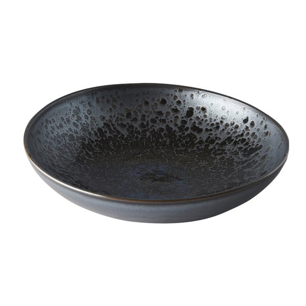 Črno-siva keramična skleda za serviranje MIJ Pearl, ø 28 cm
