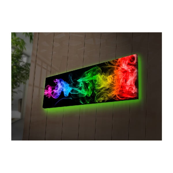 Osvetljena slika Ledda Psychedelic, 90 x 30 cm
