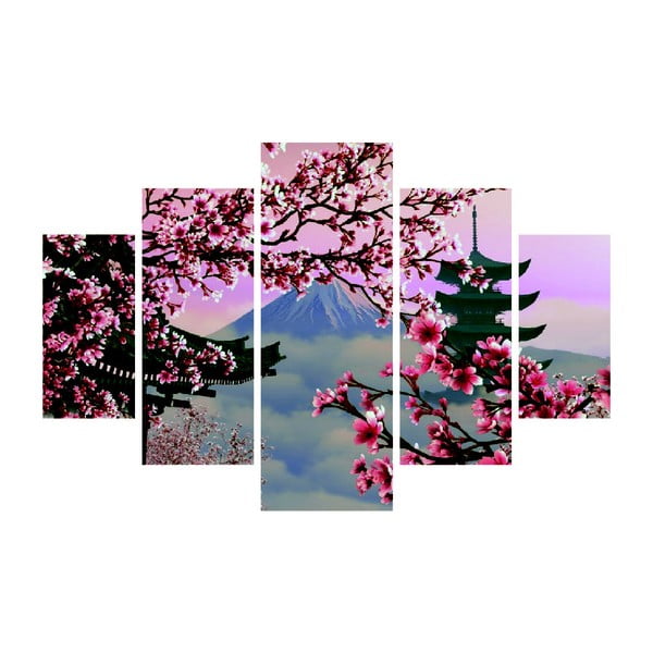 Večdelna slika Japan View 92 x 56 cm