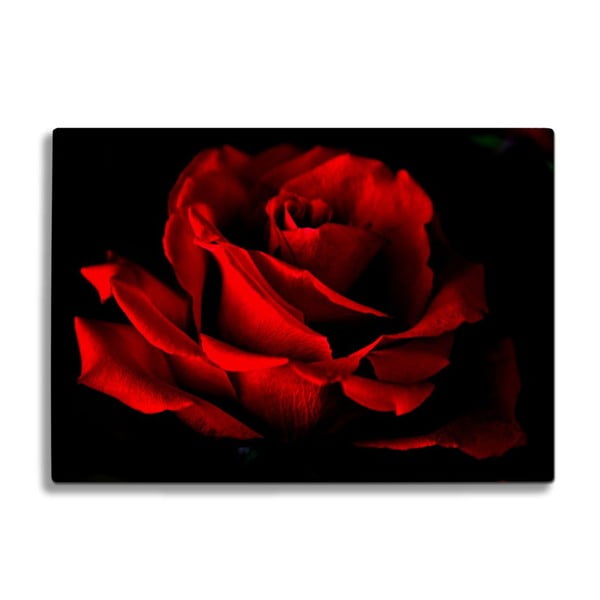 Steklena deska za rezanje Insigne Red Rose