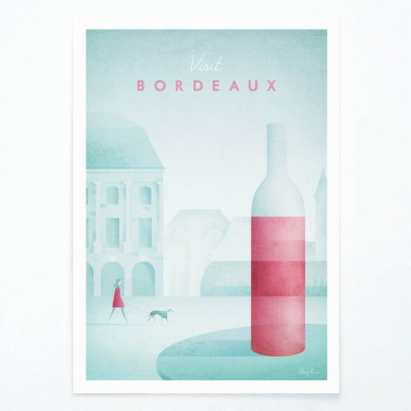 Plakat Travelposter Bordeaux, A2