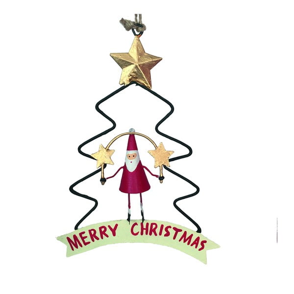 Božična dekoracija G-Bork Santa in Christmastree