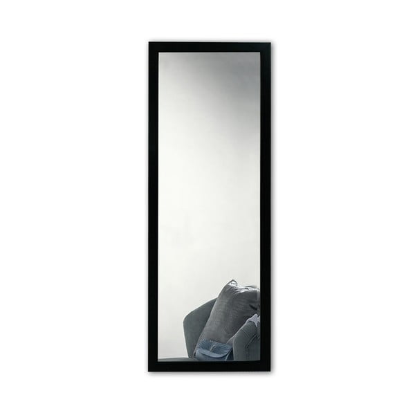 Stensko ogledalo s črnim okvirjem Oyo Concept, 40 x 105 cm