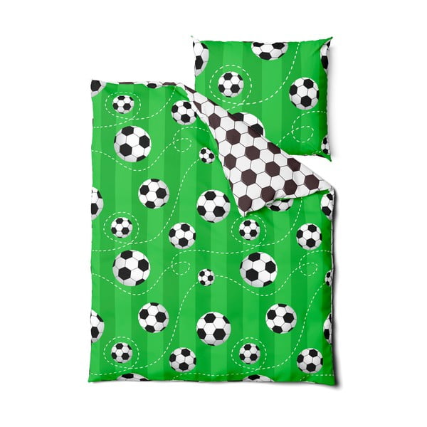 Otroška bombažna posteljninaBonami Selection Soccer, 140 x 200 cm