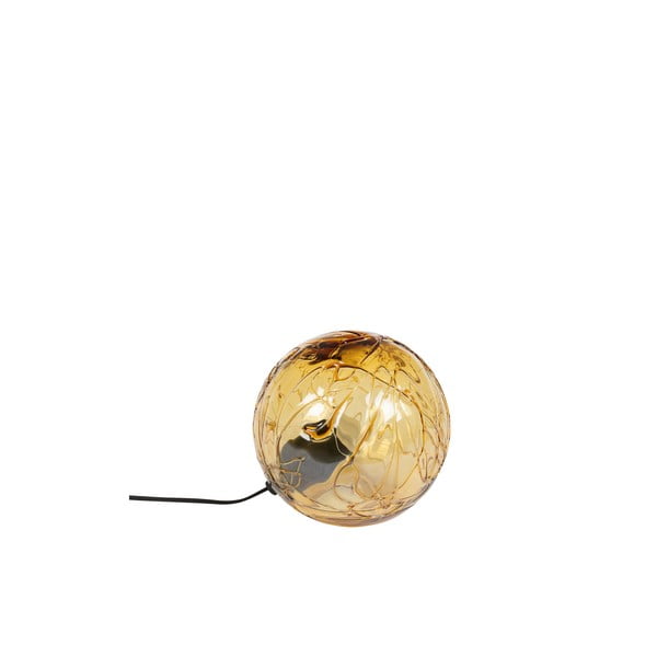Namizna svetilka v zlati barvi Dutchbone Lune, ø 24 cm