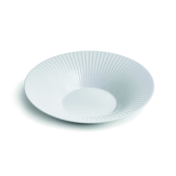 Bel porcelanast krožnik za juho Kähler Design Hammershoi, ⌀ 26 cm