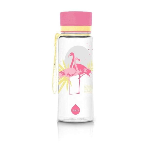 Rožnata steklenička Equa Flamingo, 400 ml