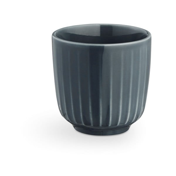 Antracitno siva porcelanasta skodelica za espresso Kähler Design Hammershoi, 1 dl