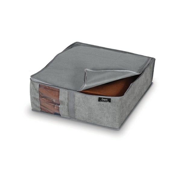 Siva škatla za shranjevanje Domopak Stone, 45 x 40 cm